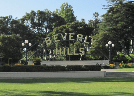 Placa de Beverly Hills