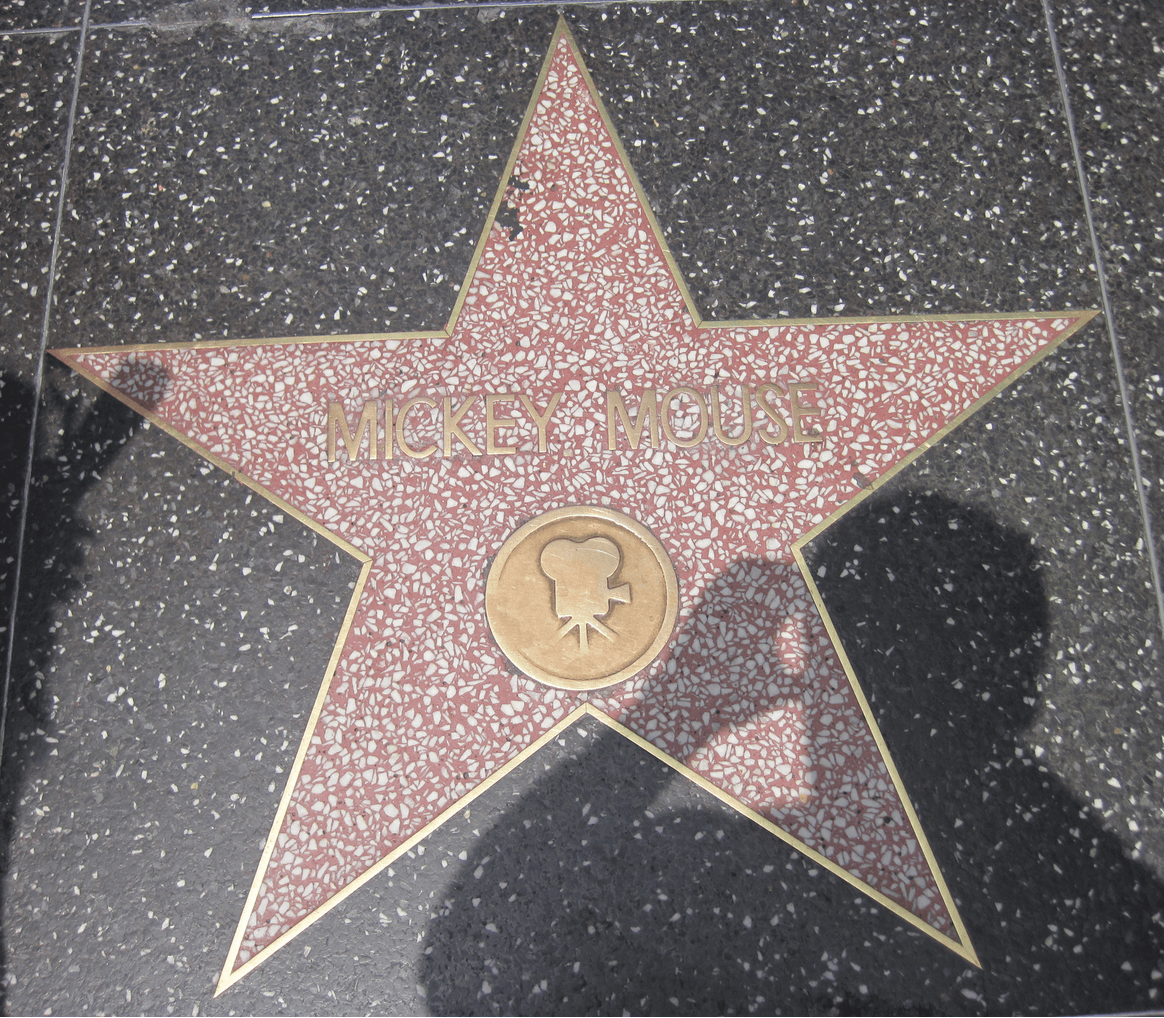 Estrela do Mickey Mouse na Walk of Fame