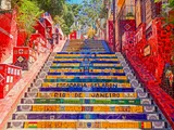 Escadaria Selarón no Rio de Janeiro