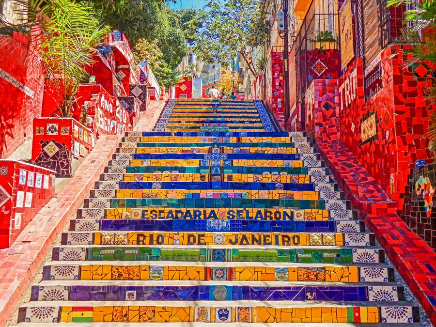 Escadaria Selarón no Rio de Janeiro