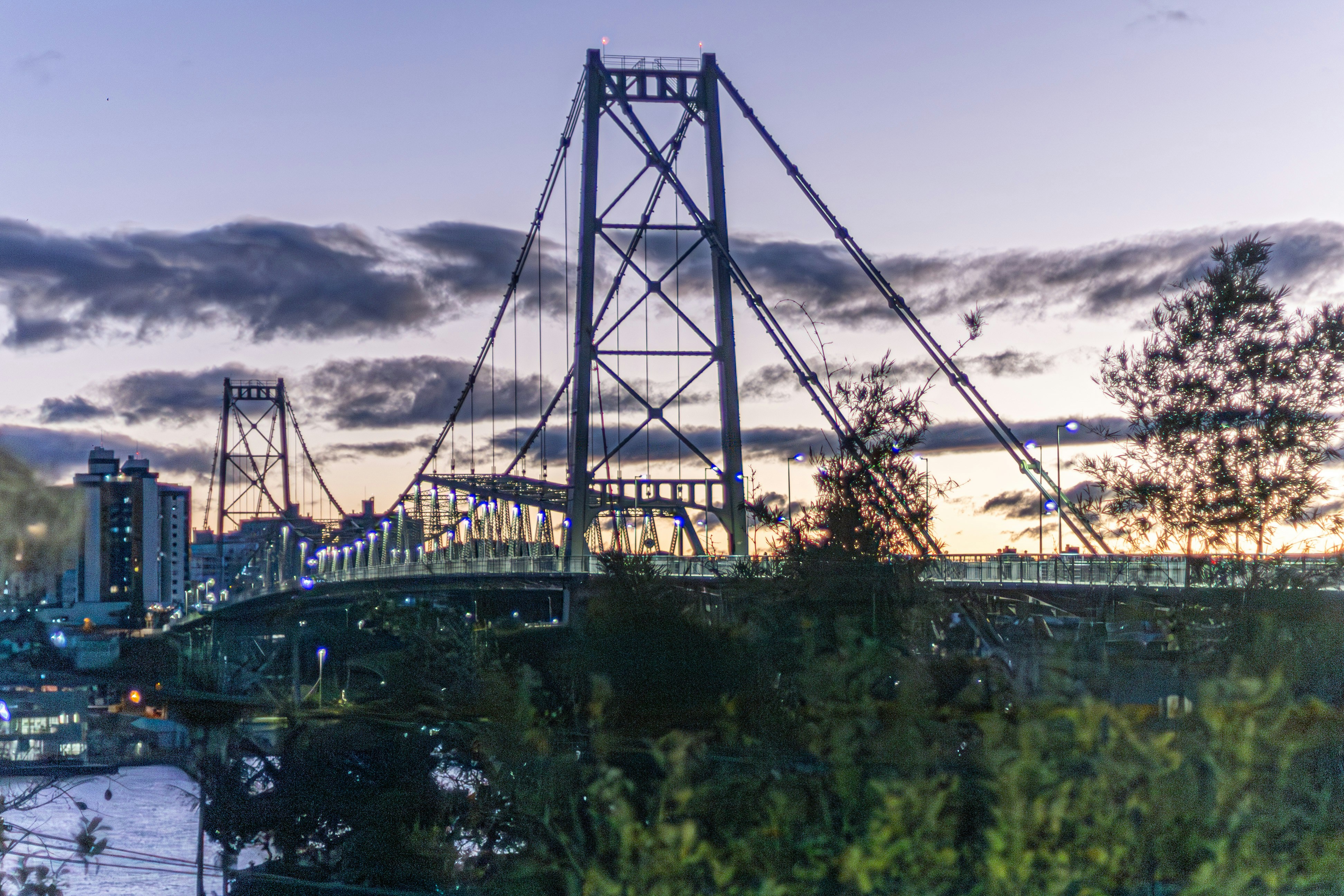 Ponte Hercílio Luz em Florianópolis