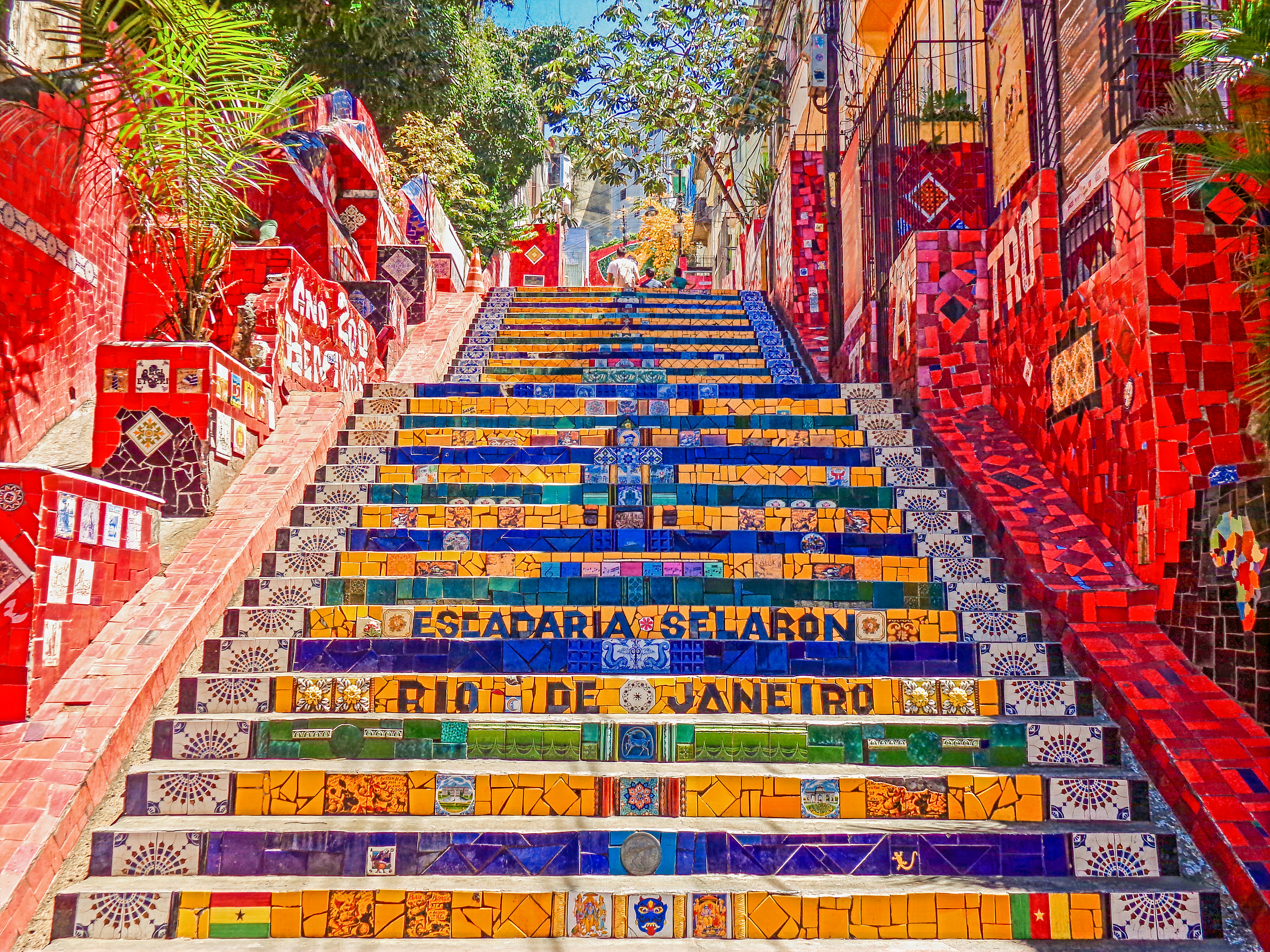 Escadaria Selarón no Rio de Janeiro