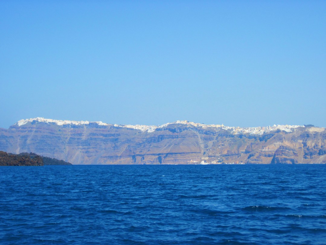 Santorini - Vista do Ferry Boat